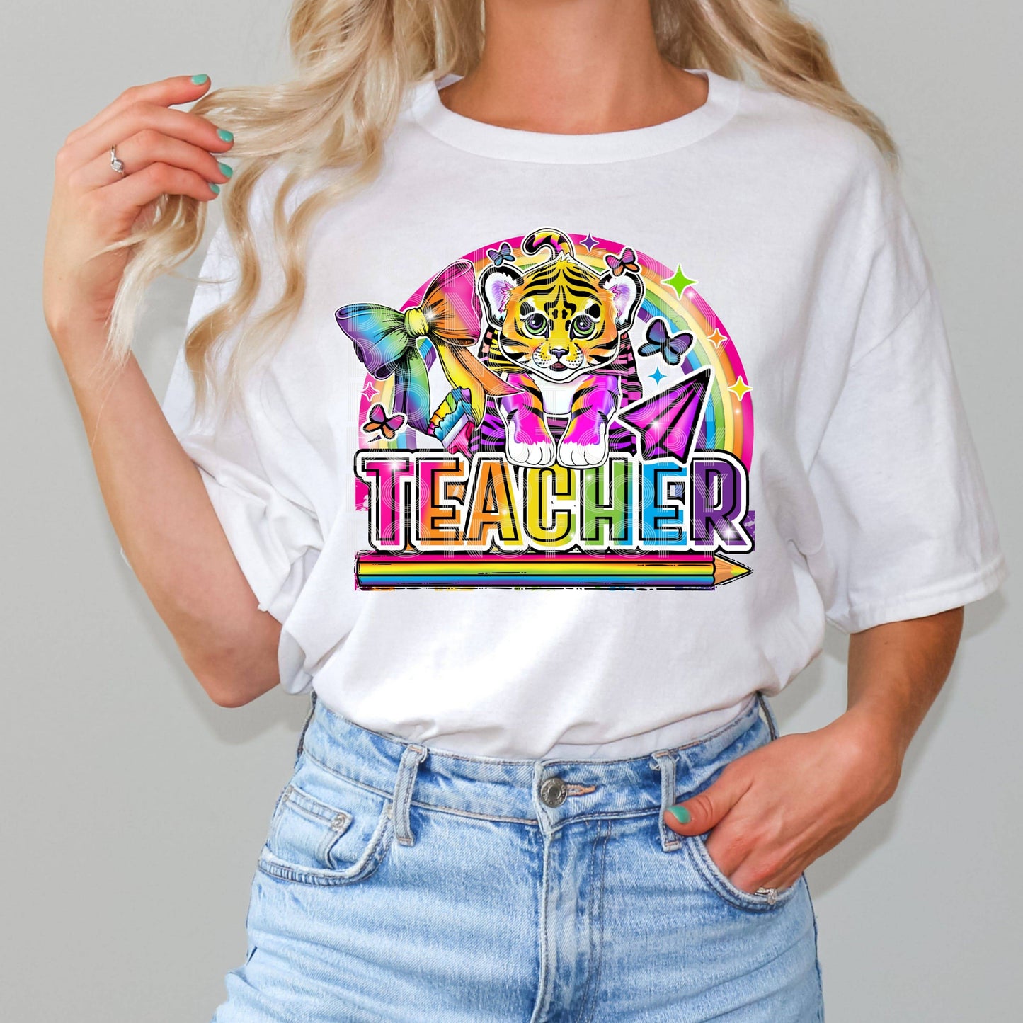 Teacher LF Style #3372 - Ready to Press DTF Transfer Full Color - Pro Blanks