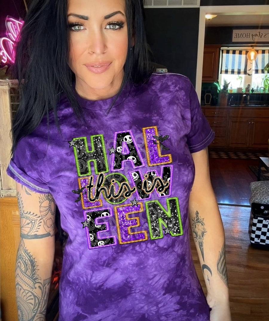 This Is Halloween #3631 - Ready to Press DTF Transfer Full Color - Pro Blanks