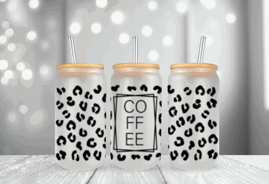 COFFEE Spots - UV DTF Wrap 16 oz