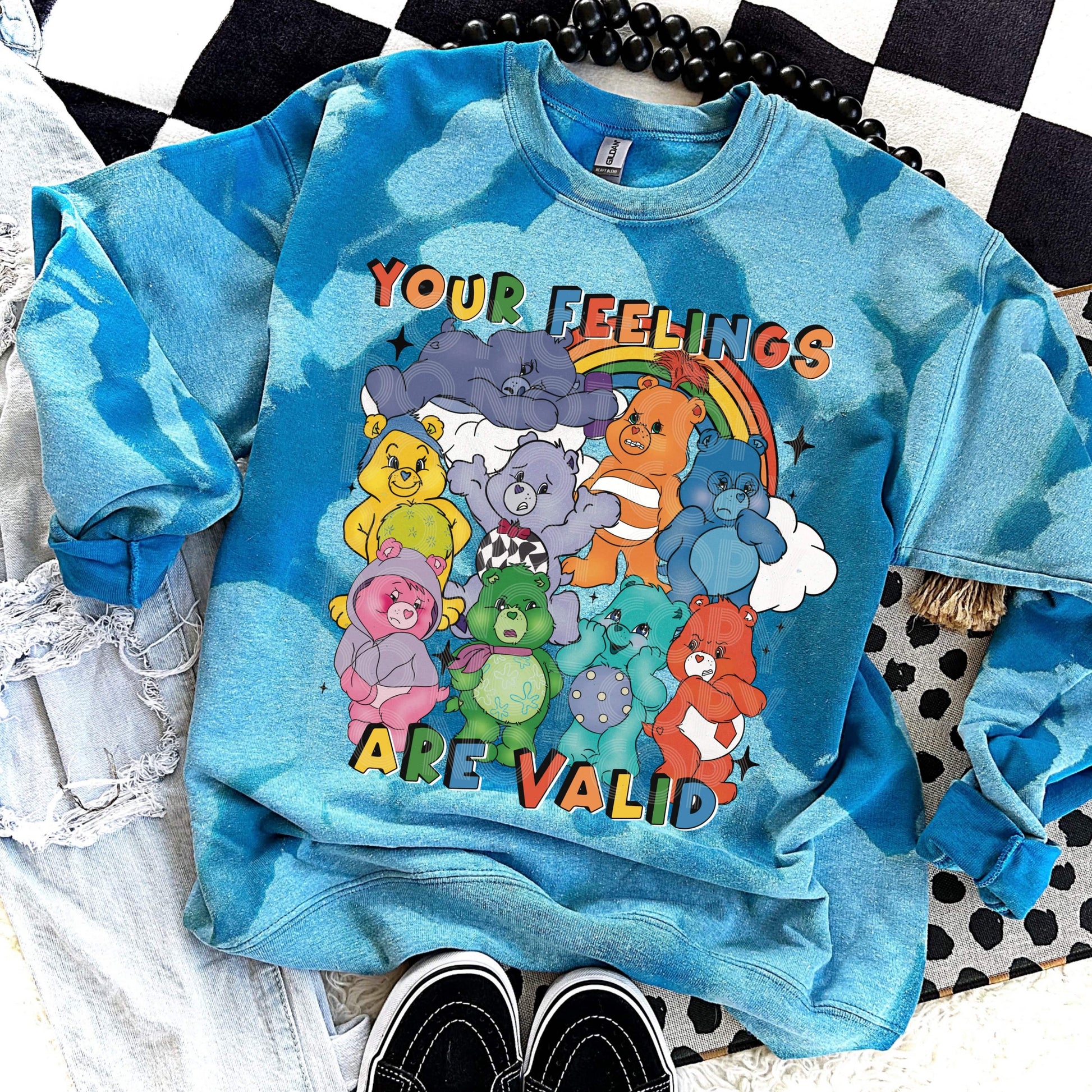 Your Feelings Are Valid #3547 - Ready to Press DTF Transfer Full Color - Pro Blanks