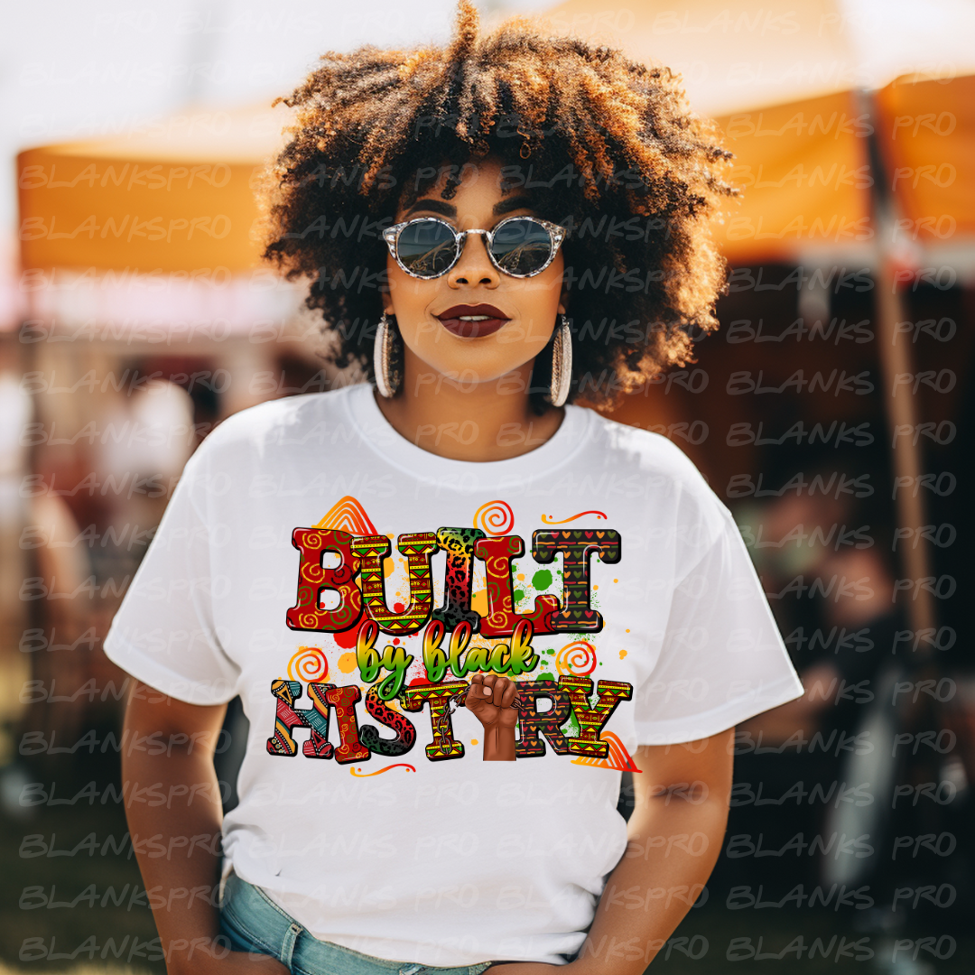 Built By History- #001 - Ready to Press DTF Transfer Full Color