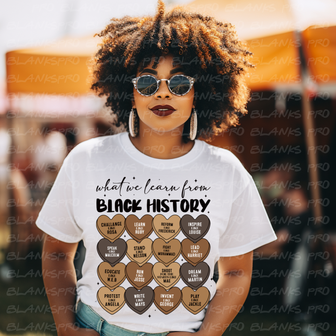 Black History Hearts #010 - Ready to Press DTF Transfer Full Color