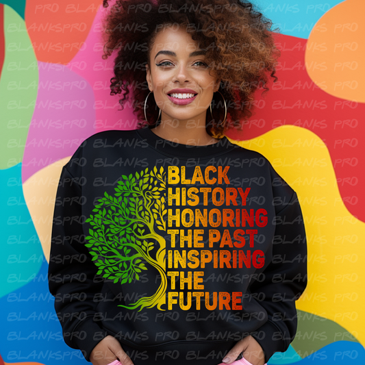 Black History Tree #011 - Ready to Press DTF Transfer Full Color