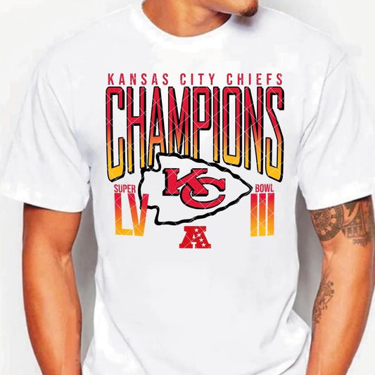 Chiefs SB Champs #1598  - Ready to Press DTF Transfer Full Color
