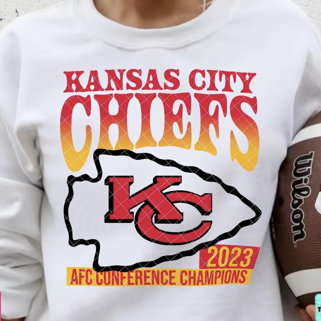 Chiefs Champs #1593  - Ready to Press DTF Transfer Full Color
