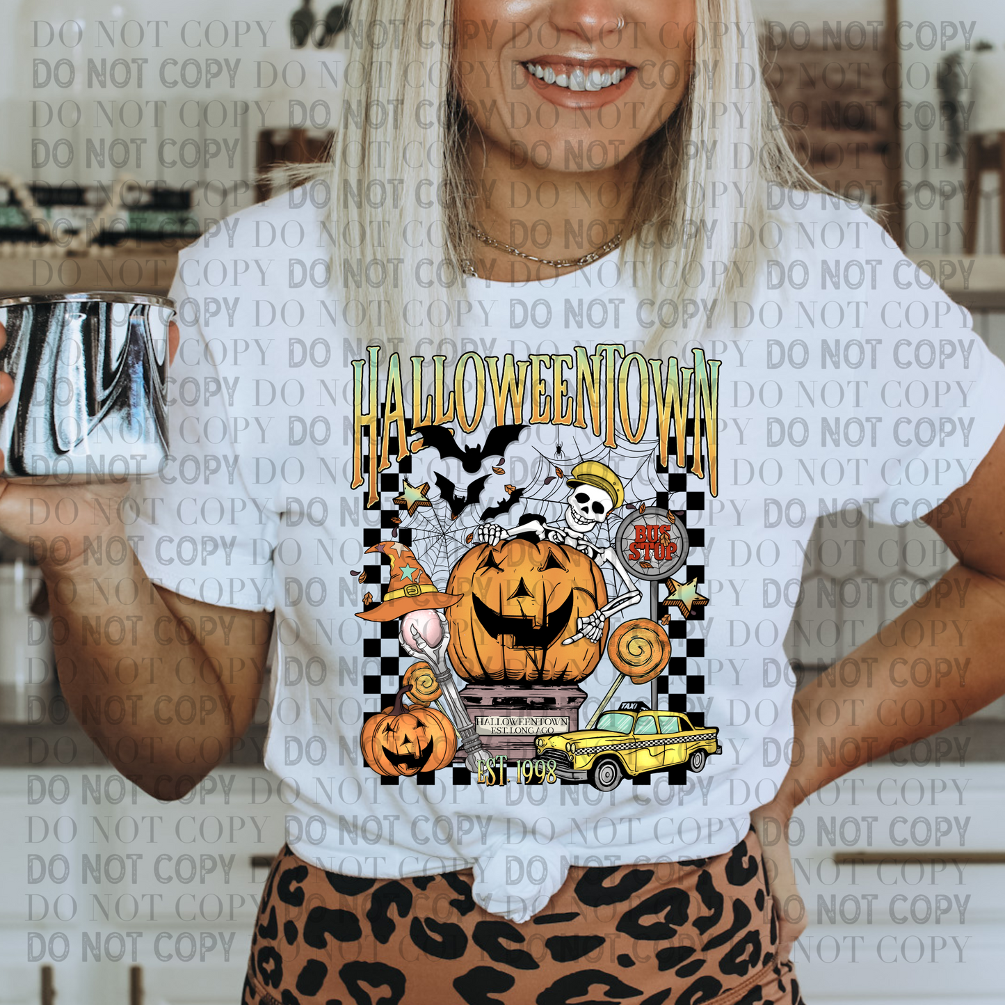 Halloween Town- Ready to Press DTF Transfer Full Color