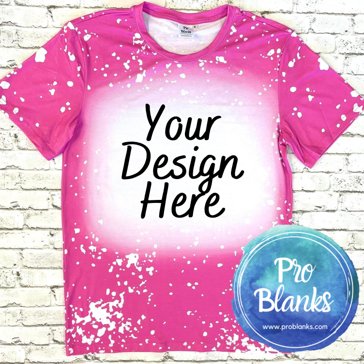 Pink Faux Bleach Mock-Up Digital Download - Pro Blanks