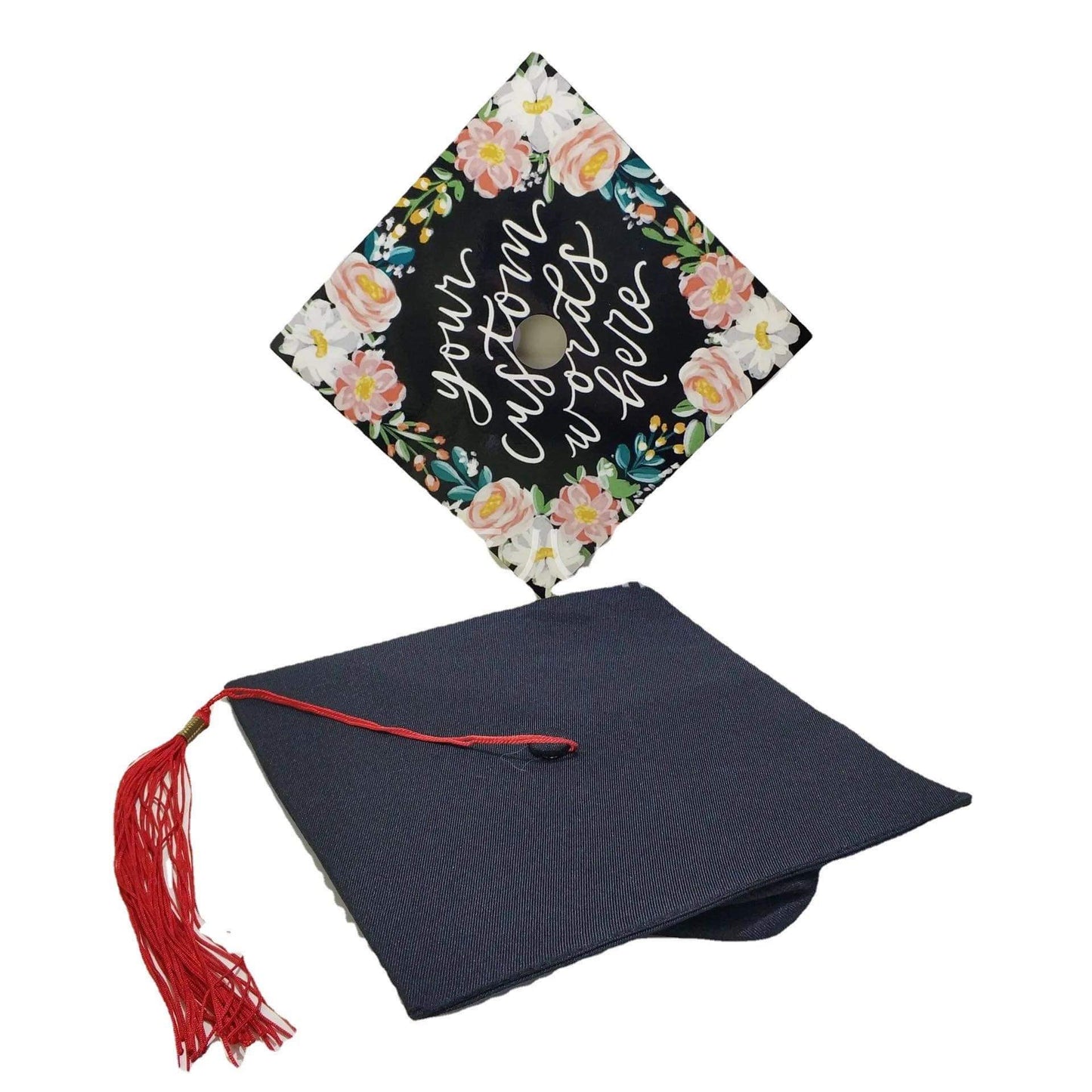 Sublimation MDF Graduation Hat topper with adhesive
