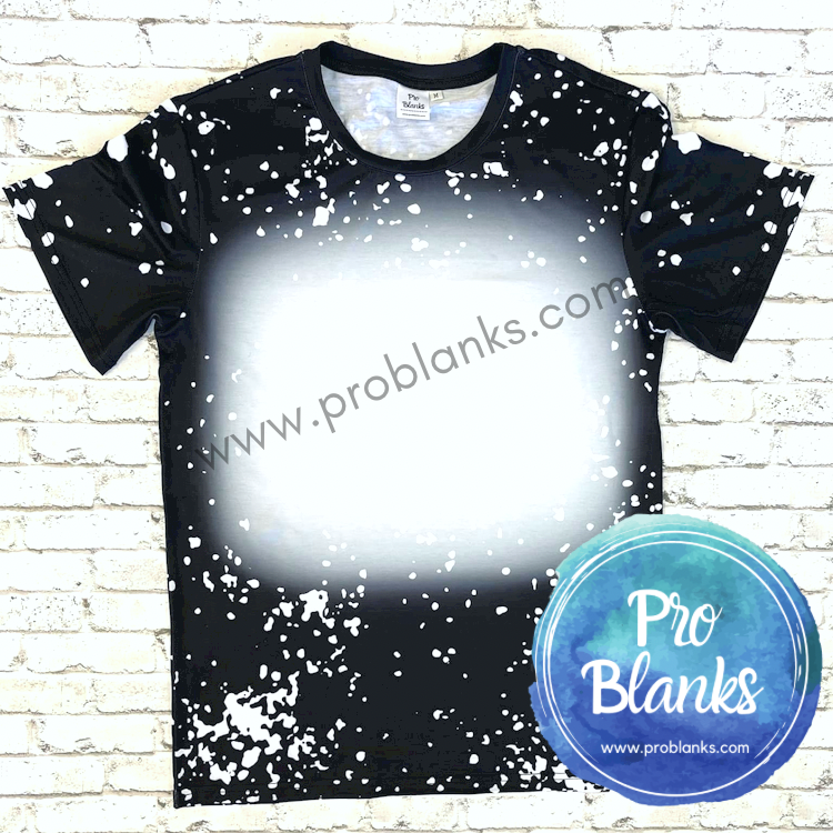 RTS - ADULT - Faux Bleached 100% Polyester T-shirts