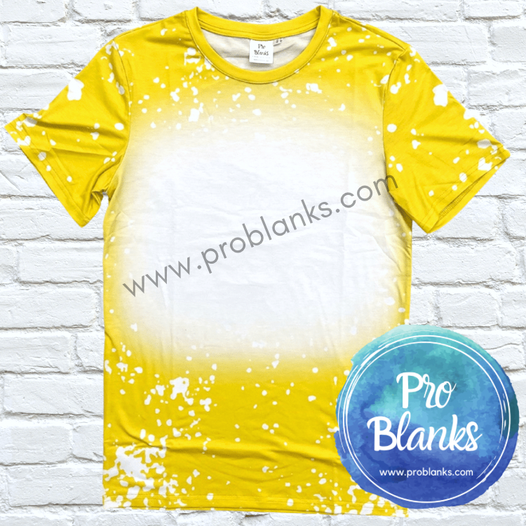 RTS - ADULT - Faux Bleached 100% Polyester T-shirts