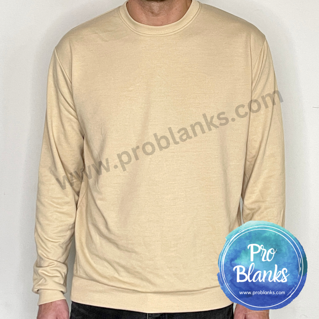 RTS - High Quality 100% Polyester Crewneck Sweatshirt - Pro Blanks