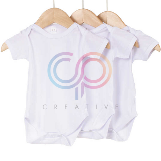 RTS - Polyester Sublimation Baby Onesie