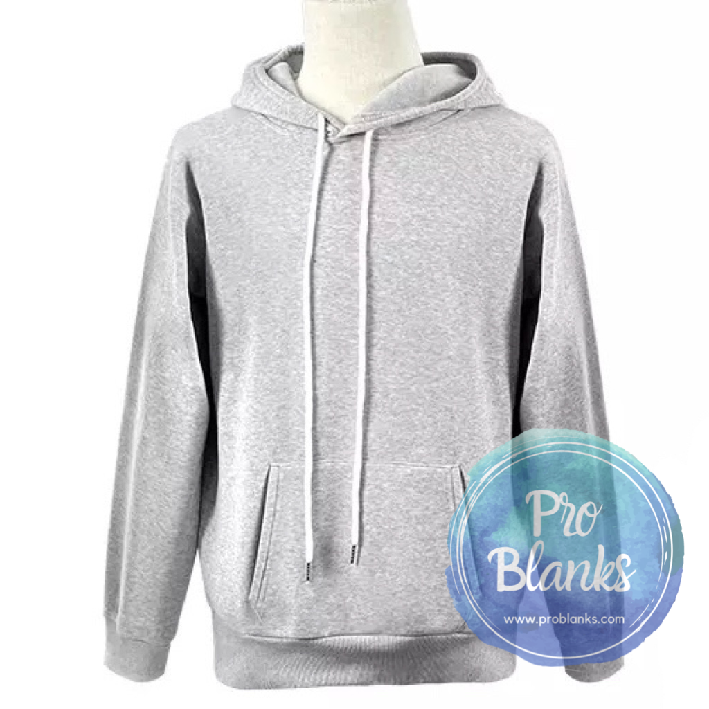 Sublimation 100% Polyester Grey Sublimation Sweatshirt Soft Cotton Feel  Fleece-lined Sublimation Hoodie Ready to Ship, Men, Youth, Plus Size 