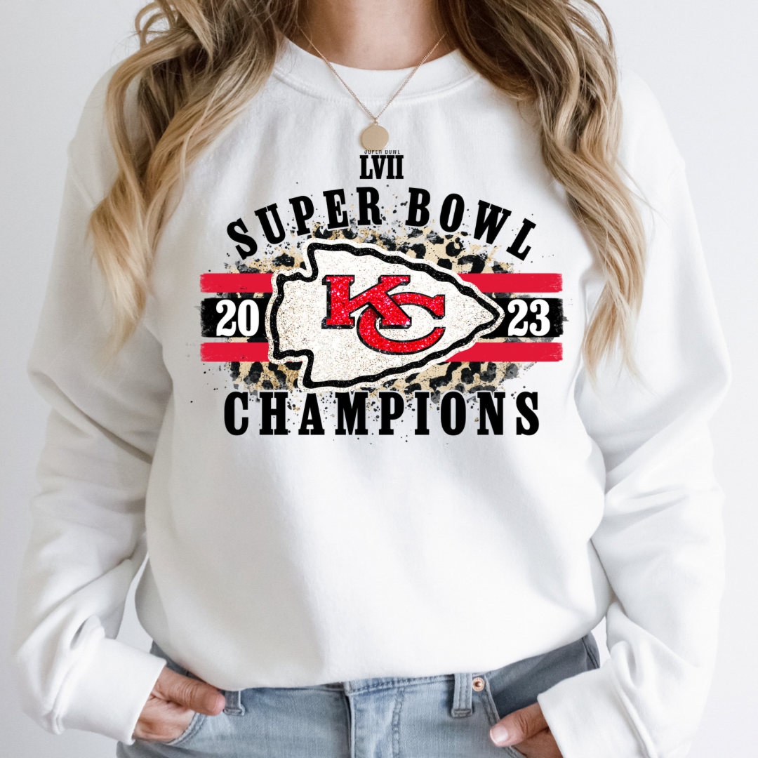 Leopard KC Champs  - Ready to Press DTF Transfer Full Color