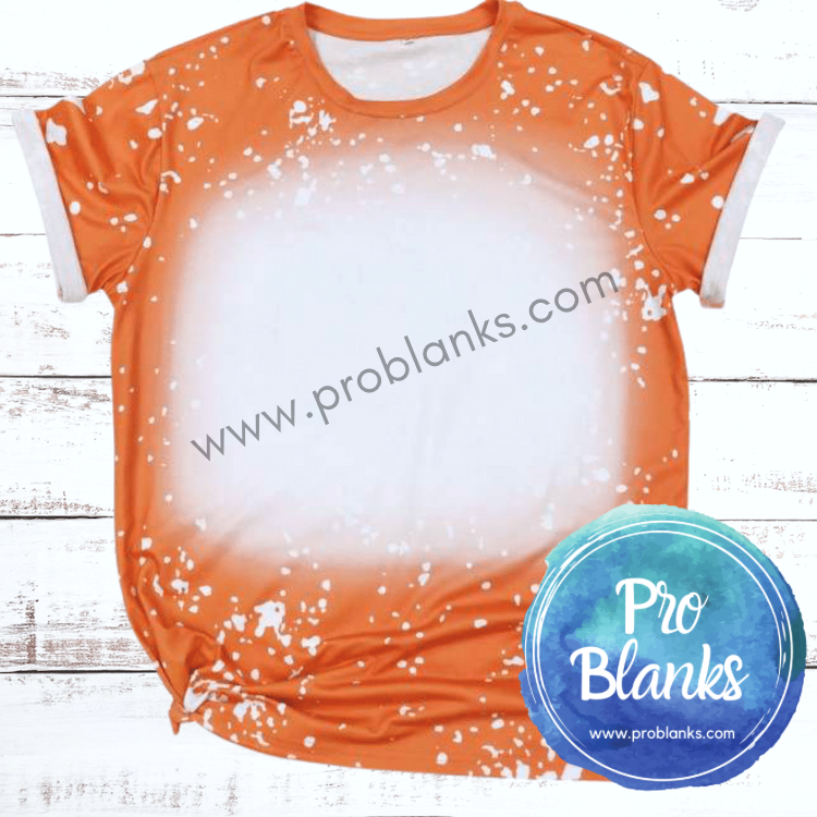 RTS - ADULT - Faux Bleached 100% Polyester T-shirts - Pro Blanks
