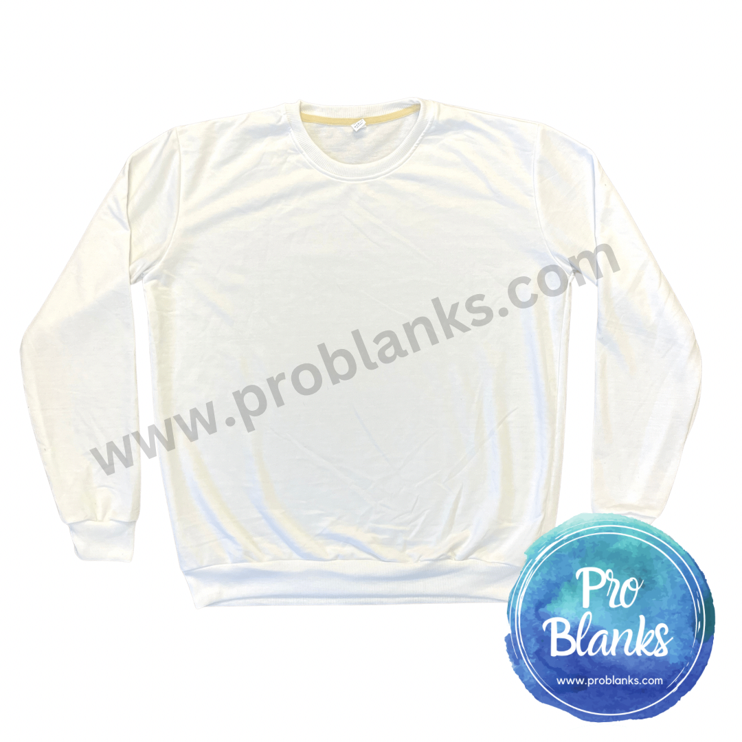 RTS - High Quality 100% Polyester Crewneck Sweatshirt - Pro Blanks